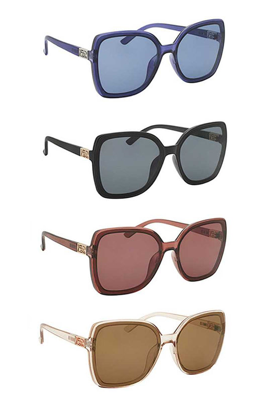 Chic Side Metal Accent Sunglasses - Absolute Fashion 2020