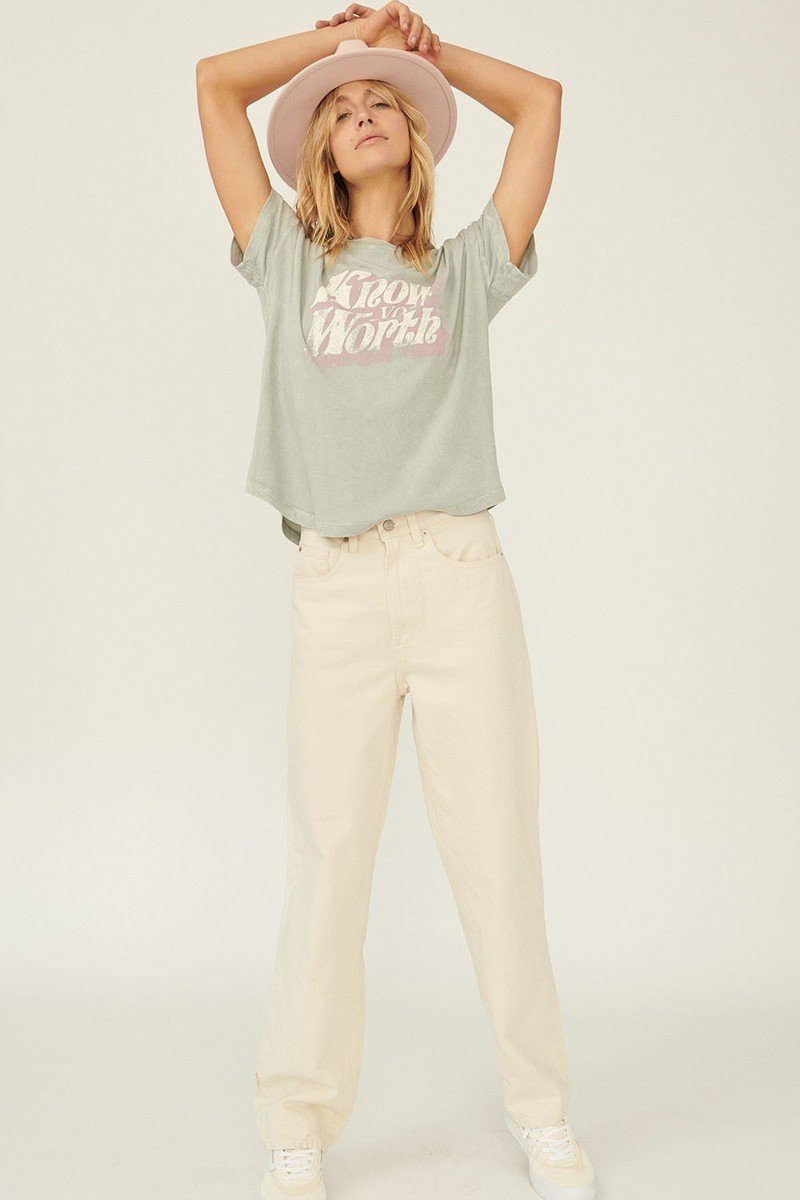 A Mineral Washed Graphic T-shirt - Absolute Fashion 2020