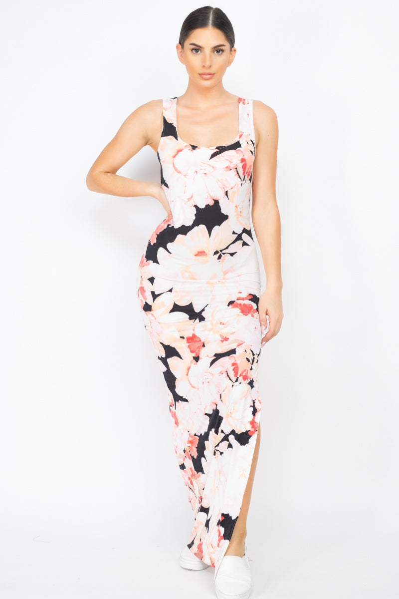 Floral Silted Maxi Dress - Absolute Fashion 2020