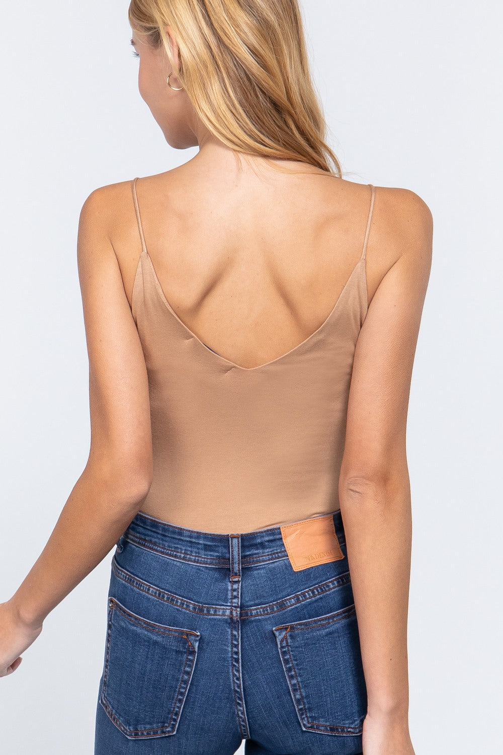 V-neck 2 Ply Cami Bodysuit - Absolute Fashion 2020