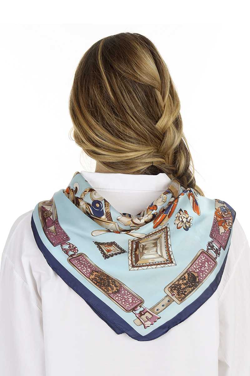 Fashion Belt Print Neck Scarf - Absolute Fashion 2020