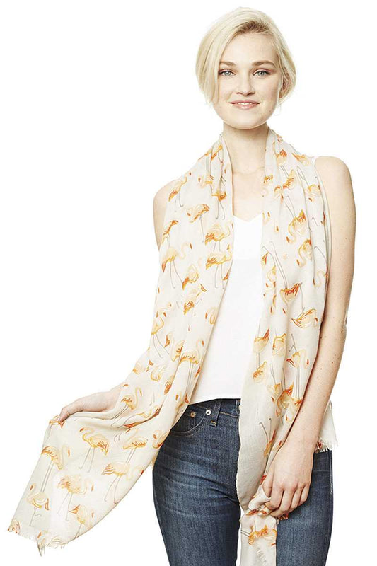 Fashion Bird Print Skinny Scarf - Absolute Fashion 2020