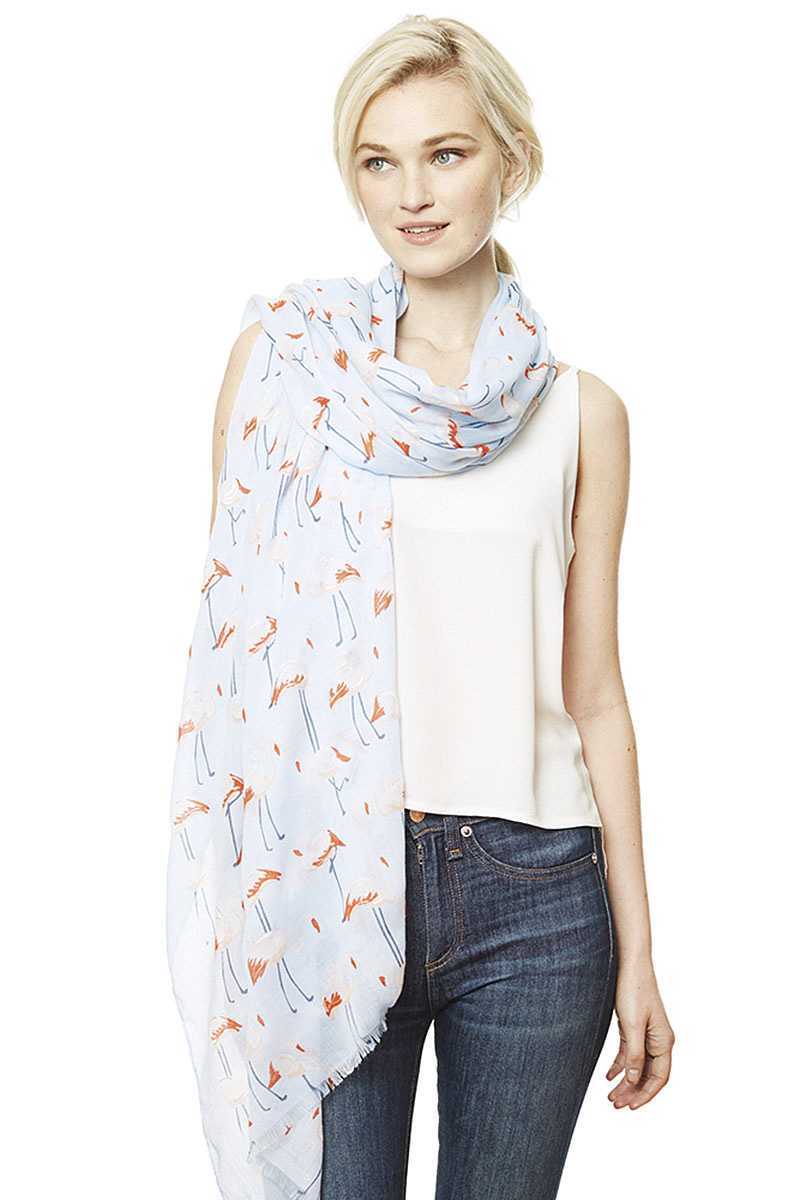 Fashion Bird Print Skinny Scarf - Absolute Fashion 2020
