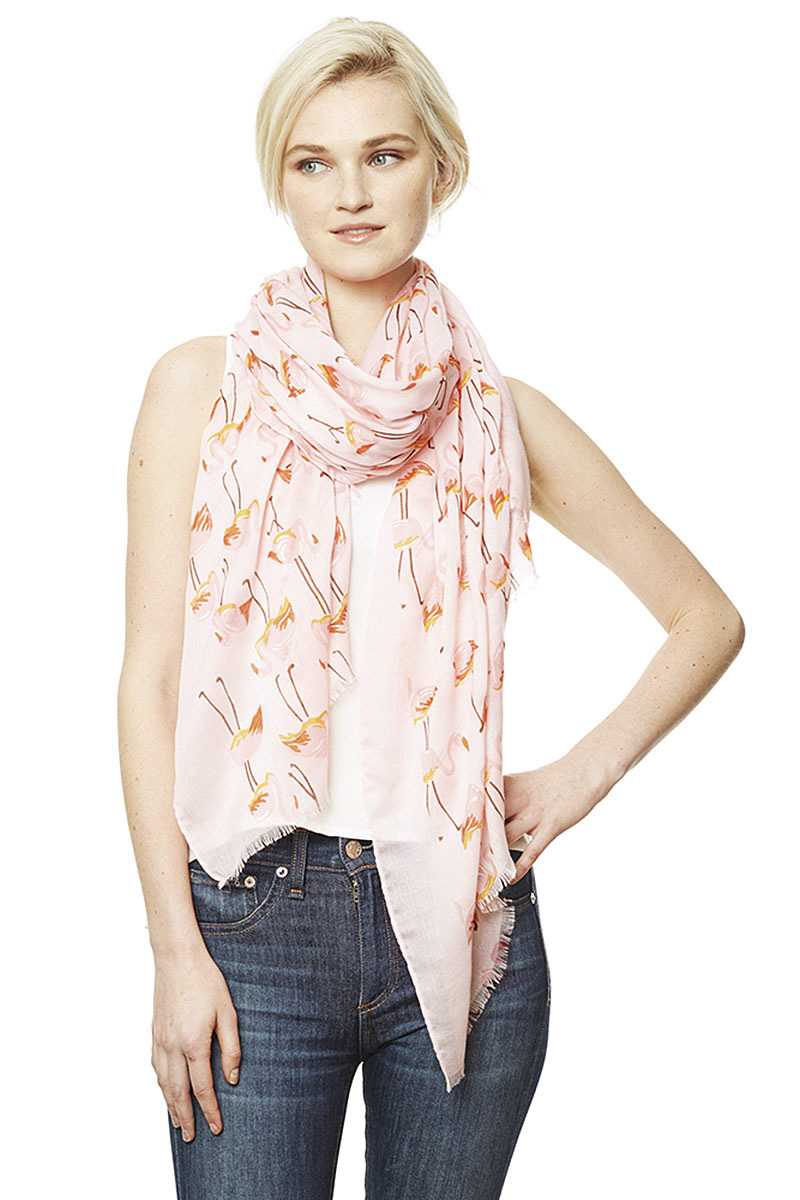 Fashion Bird Print Skinny Scarf - Absolute Fashion 2020