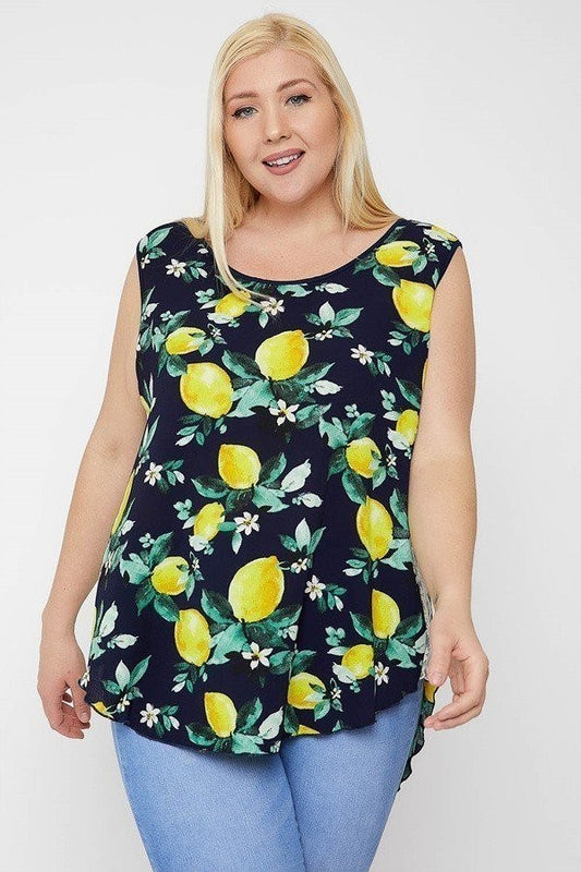 High-low Hemline Sleeveless Top - Absolute Fashion 2020