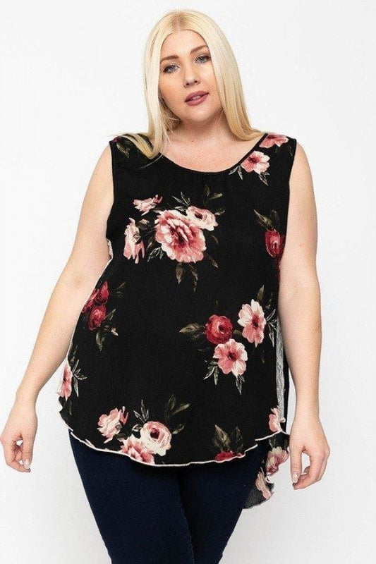 High-low Hemline Sleeveless Top - Absolute Fashion 2020