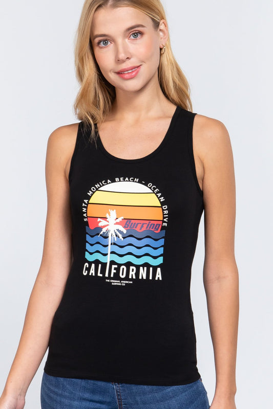Graphic Knit Tank Top - Absolute Fashion 2020