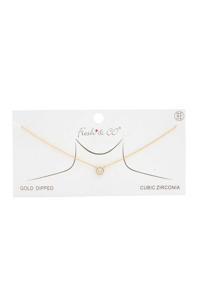 Rhinestone Charm Necklace - Absolute Fashion 2020
