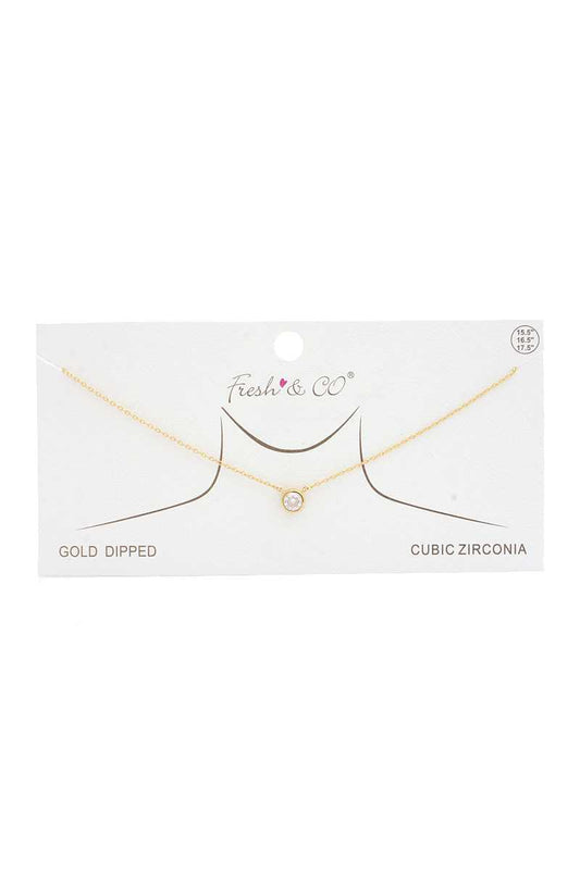 Rhinestone Charm Necklace - Absolute Fashion 2020
