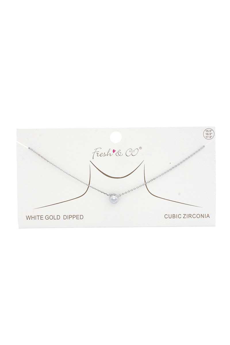 Rhinestone Charm Necklace - Absolute Fashion 2020