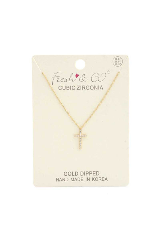 Dainty Rhinestone Charm Necklace - Absolute Fashion 2020