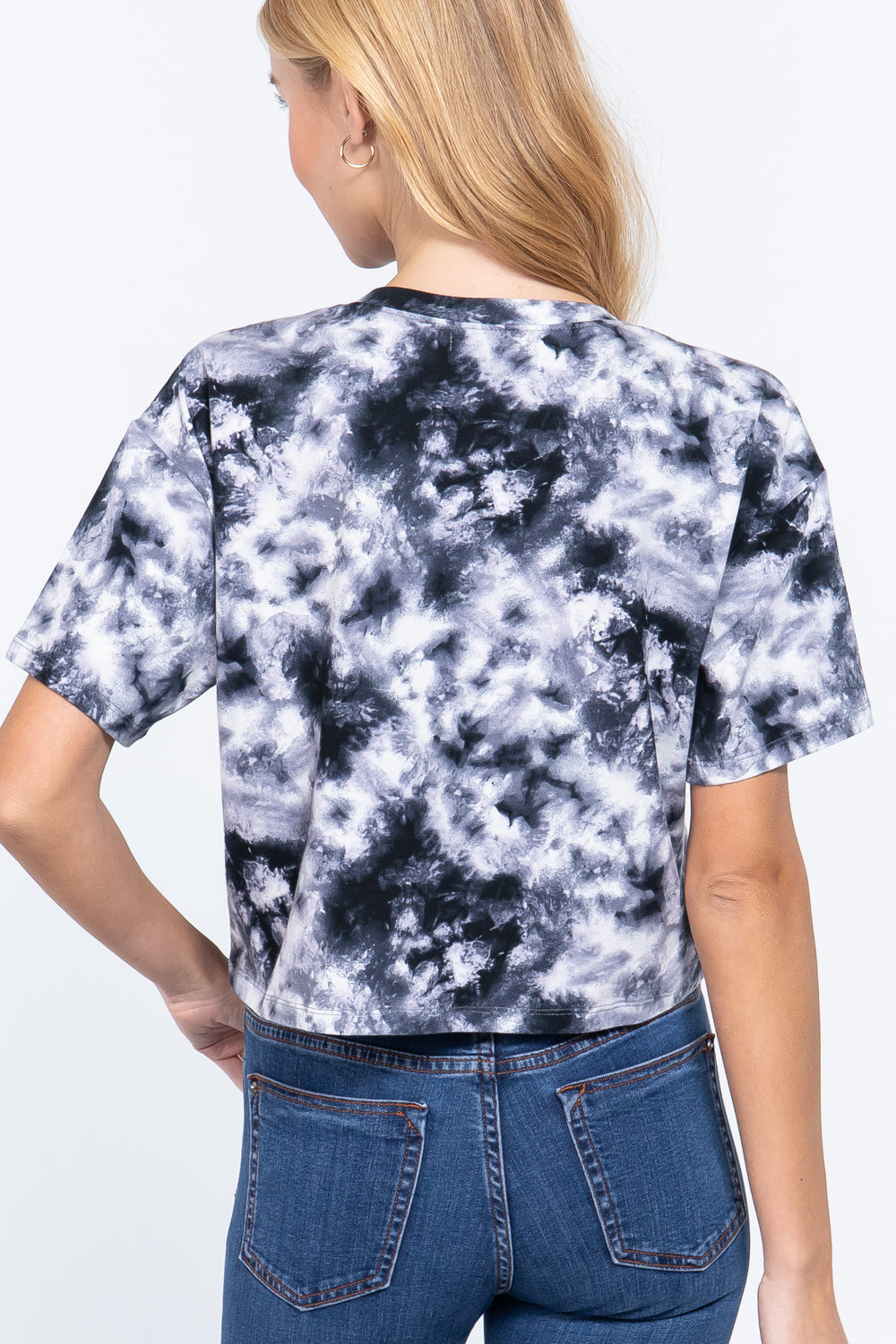 Tie-dye Cotton Jersey Crop Top - Absolute Fashion 2020