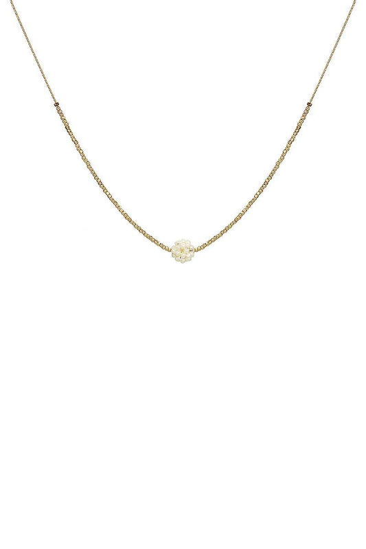 Fashion Multi Bead Ball Chain Necklace - Absolute Fashion 2020