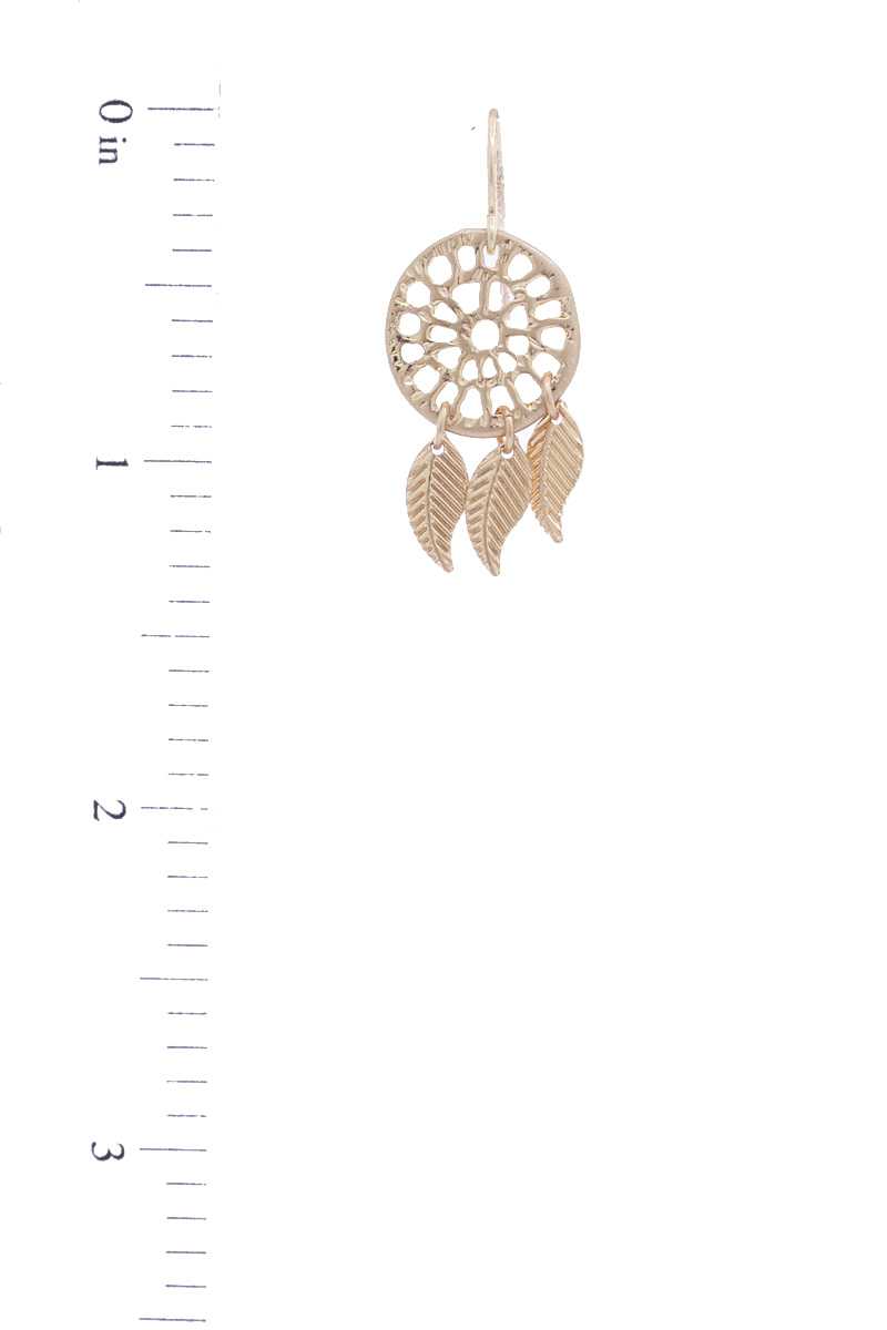 Dream Catcher Gold Dipped Earring - Absolute Fashion 2020