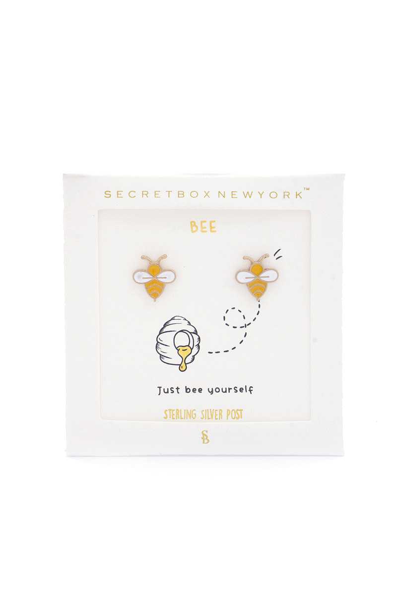 Bee Gold Dipped Earring - Absolute Fashion 2020