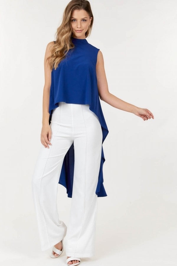 Sleeveless High Low Top - Absolute Fashion 2020
