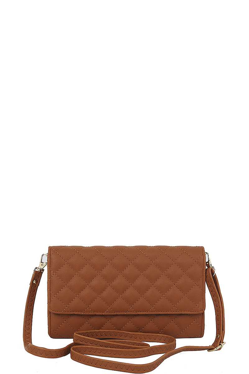 Quilt Design Stitching Crossbody Bag - Absolute Fashion 2020