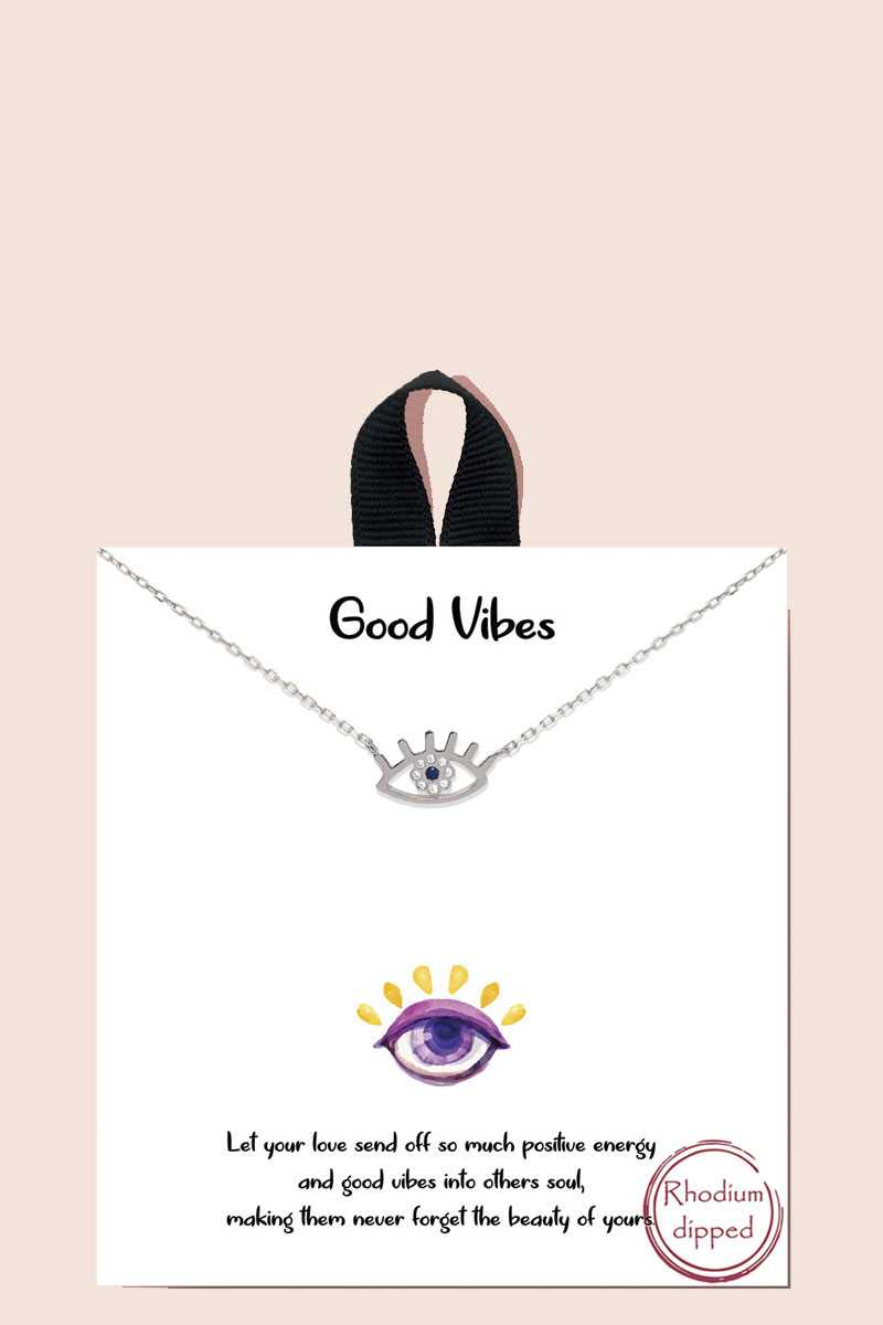 Blb Good Vibes Pendant Necklace - Absolute Fashion 2020