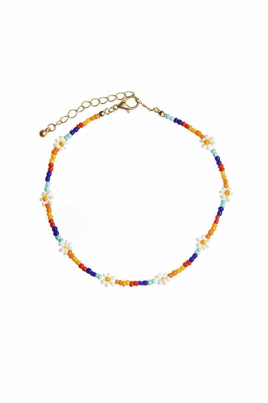Seed Bead Flower Bracelet - Absolute Fashion 2020