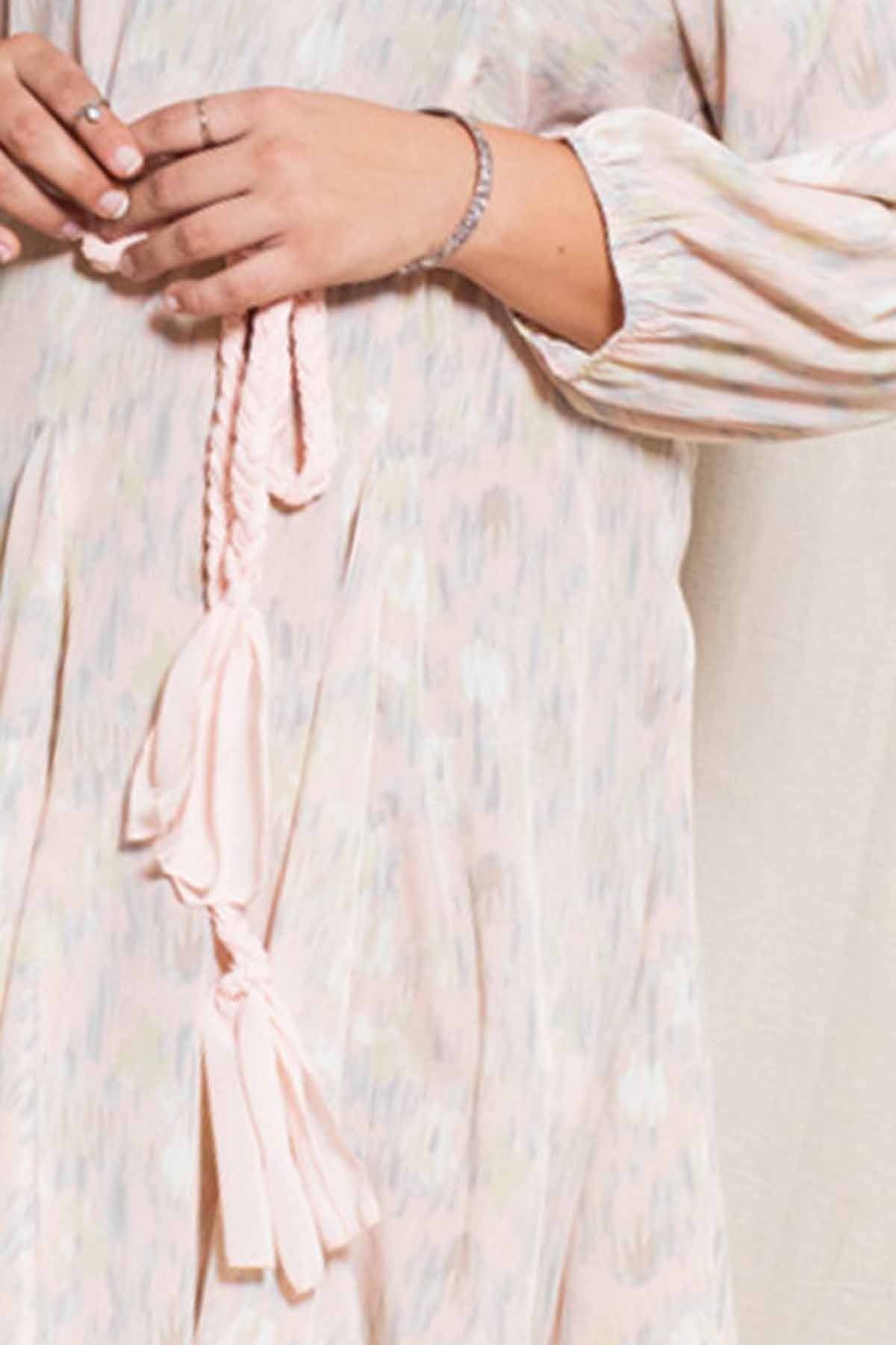 Abstract Printed Mini Swing Woven Dress - Absolute Fashion 2020