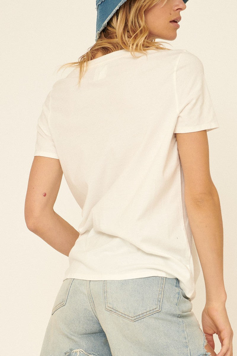 A Garment-washed Graphic T-shirt - Absolute Fashion 2020