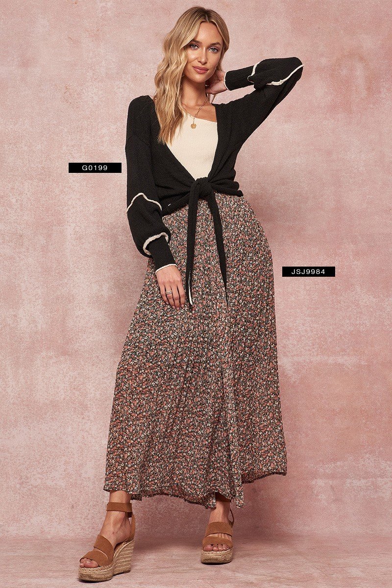 A Textured Knit Cardigan Sweater - Absolute Fashion 2020