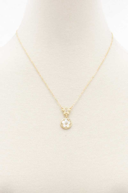 Double Flower Necklce - Absolute Fashion 2020