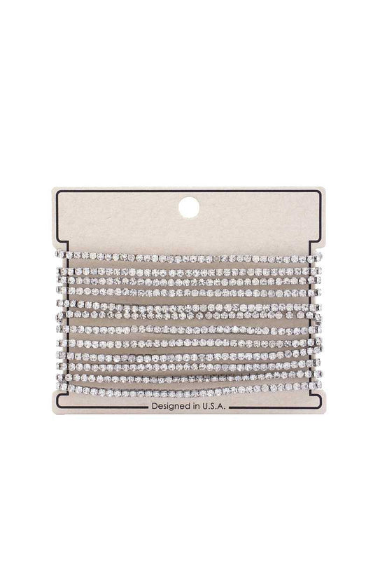 Rhinestone Bracelet Set - Absolute Fashion 2020