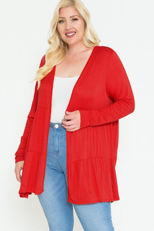 Solid Long Sleeve Cardigan - Absolute Fashion 2020