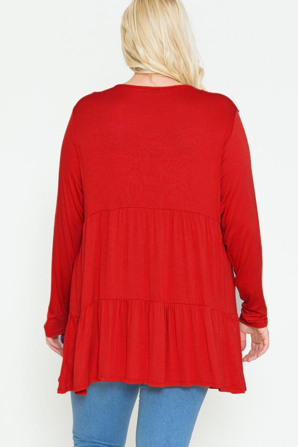 Solid Long Sleeve Cardigan - Absolute Fashion 2020