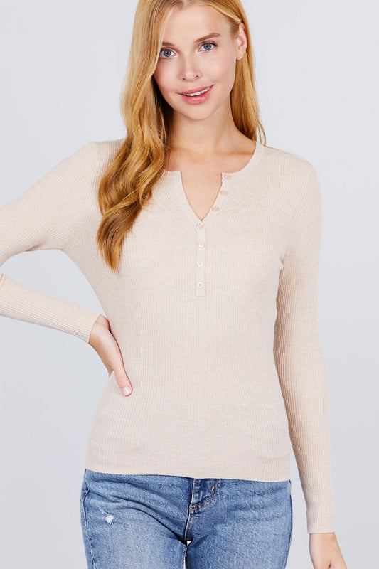 Viscose Henley Sweater - Absolute Fashion 2020