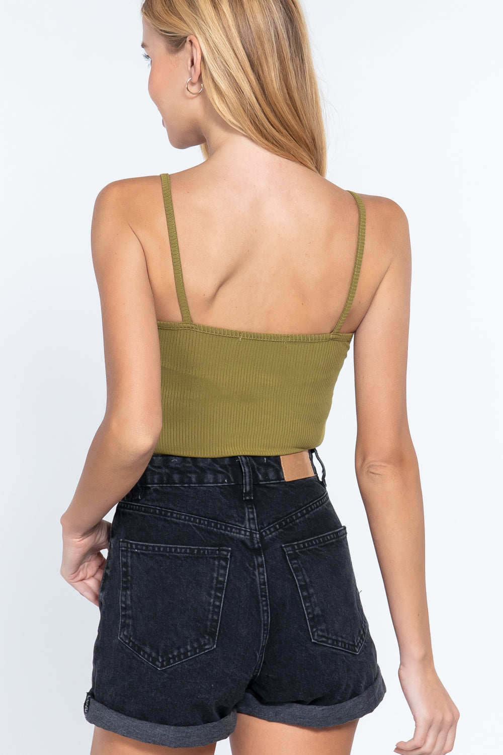 Bust Detail Cami Rib Bodysuit - Absolute Fashion 2020