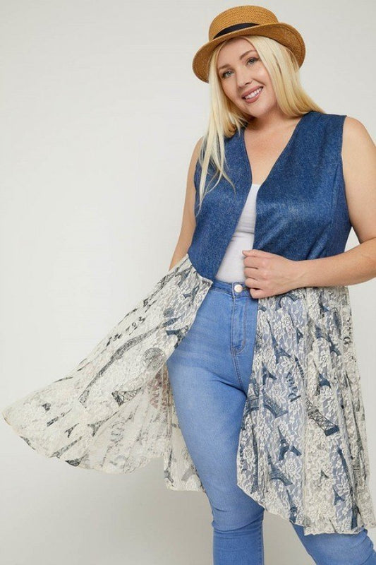 Sleeveless, Lace Cardigan - Absolute Fashion 2020