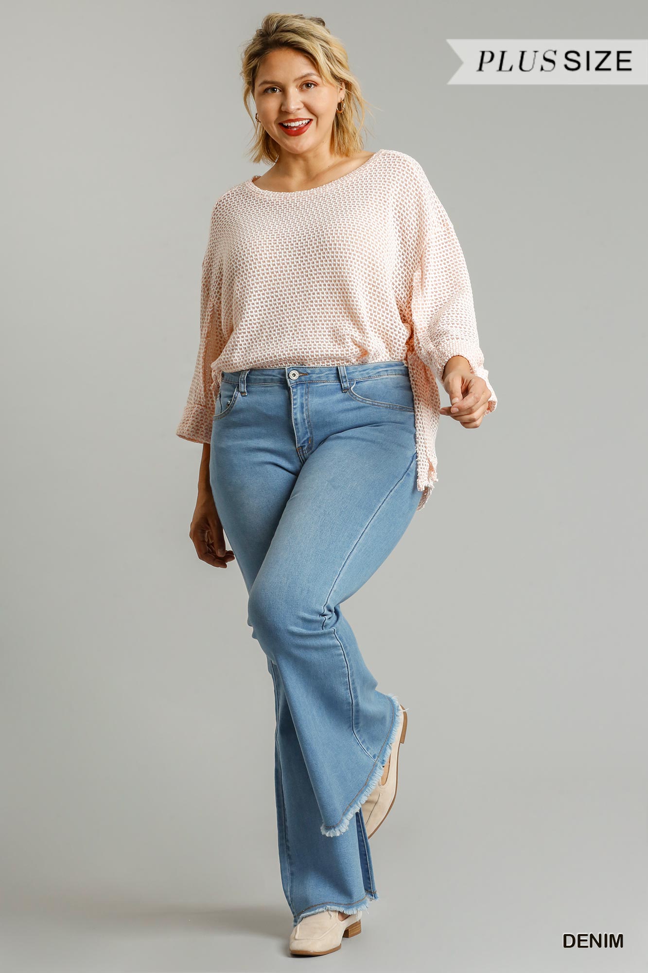 High Rise Stretch Denim Wide Leg Flare Jeans - Absolute Fashion 2020