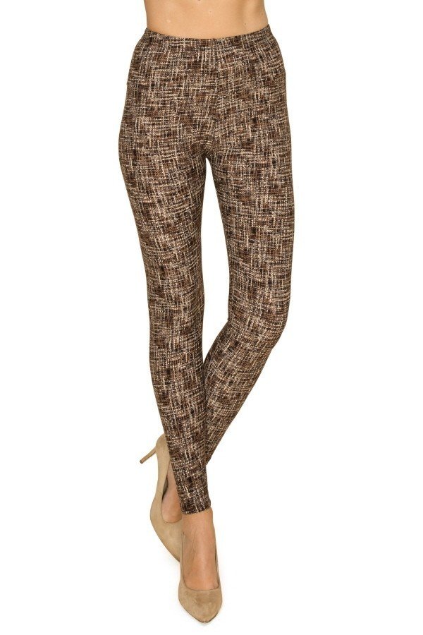 Multi Print, Full Length, High Waisted Leggings In A Fitted Style With An Elastic Waistband - Absolute Fashion 2020