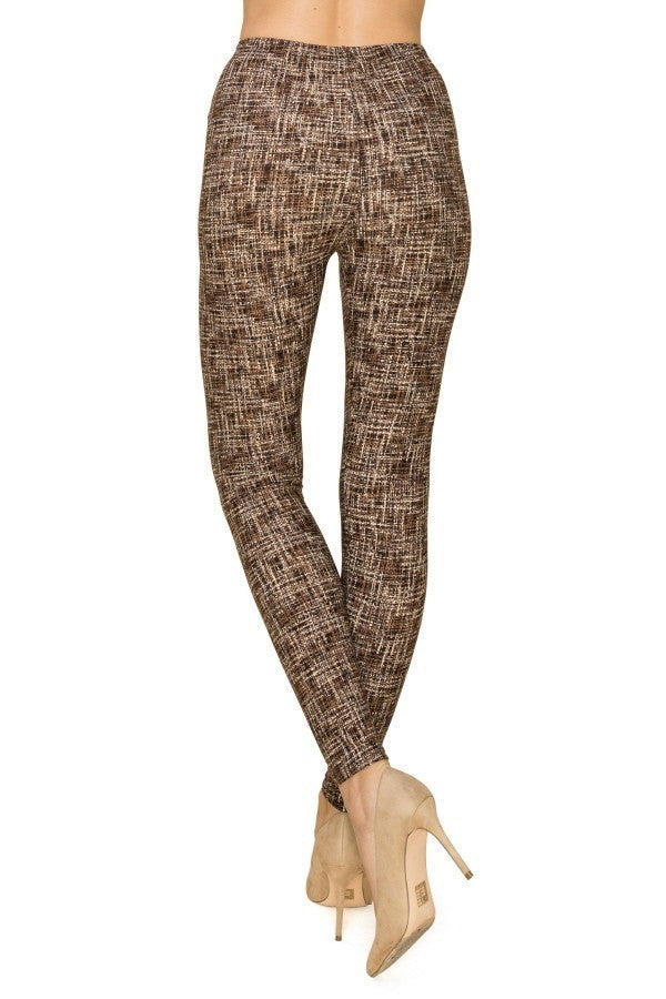 Multi Print, Full Length, High Waisted Leggings In A Fitted Style With An Elastic Waistband - Absolute Fashion 2020