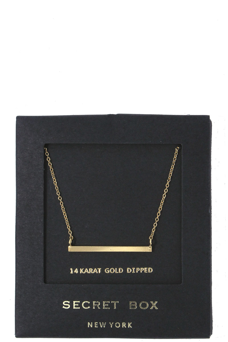 Metal Bar Pendant Necklace - Absolute Fashion 2020