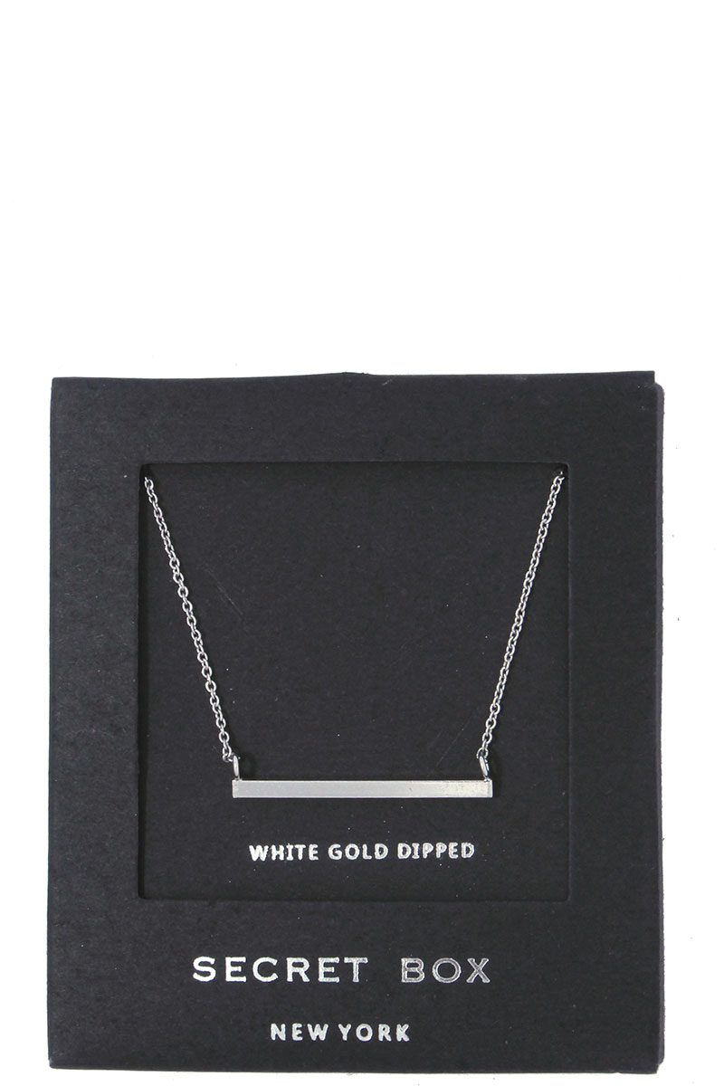 Metal Bar Pendant Necklace - Absolute Fashion 2020