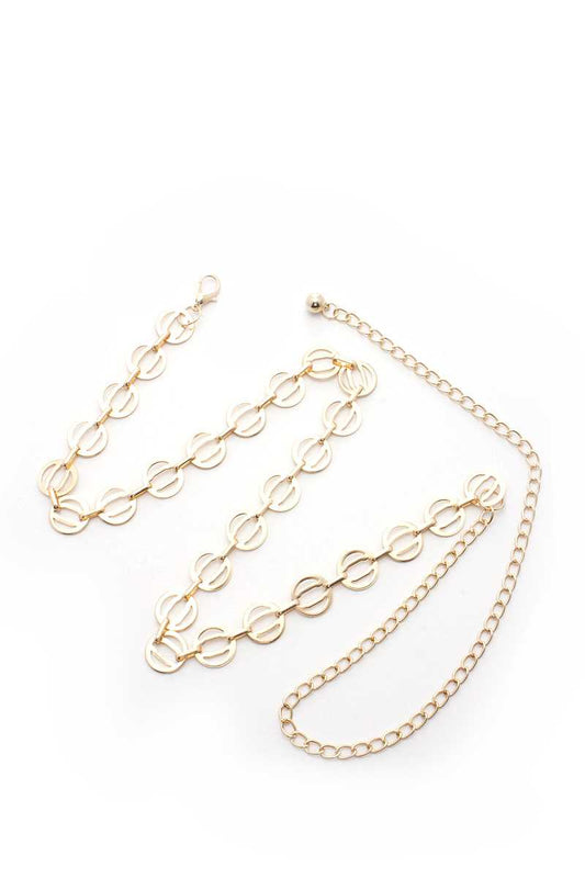 Circle Link Metal Chain Belt - Absolute Fashion 2020