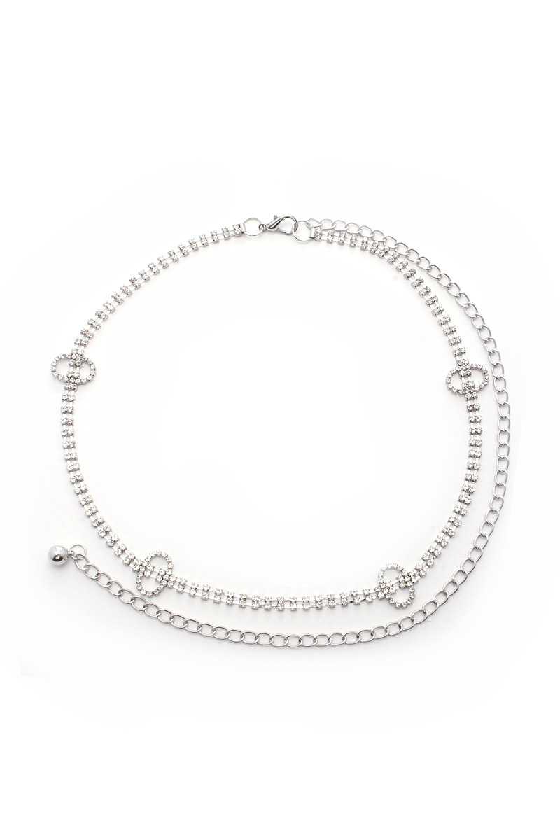 Rhinestone Chain Belt - Absolute Fashion 2020