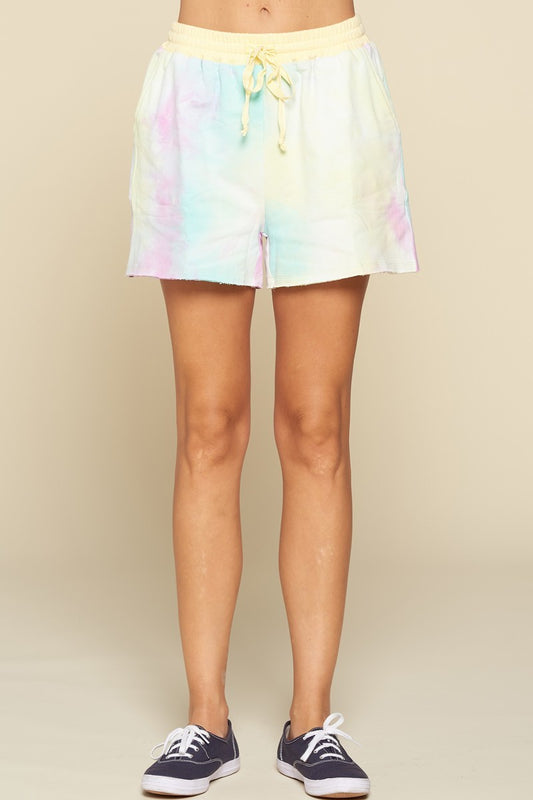 Tie-dye Printed Jersey Shorts - Absolute Fashion 2020
