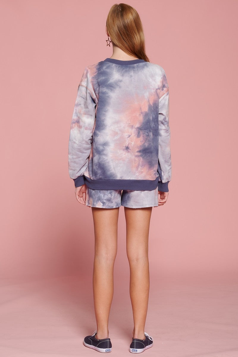 Tie-dye Printed Jersey Shorts - Absolute Fashion 2020