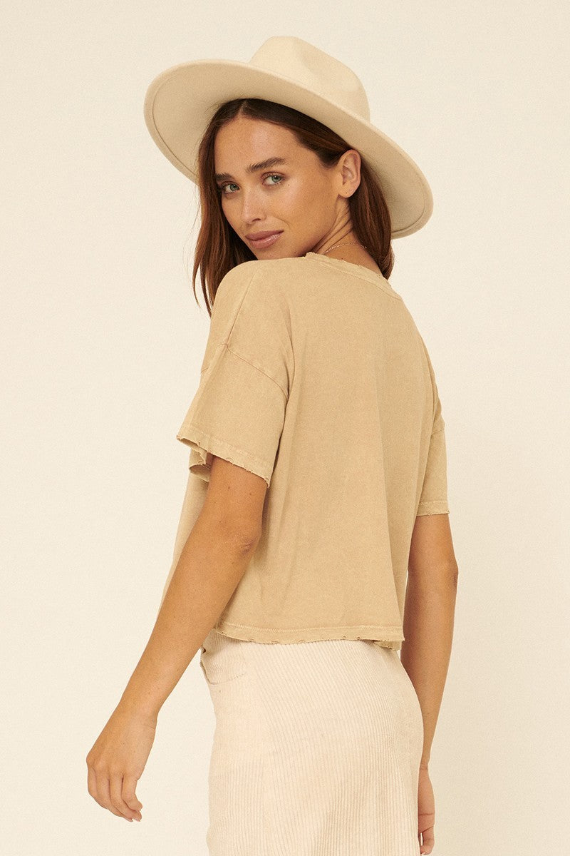 A Mineral-washed Graphic Tee - Absolute Fashion 2020