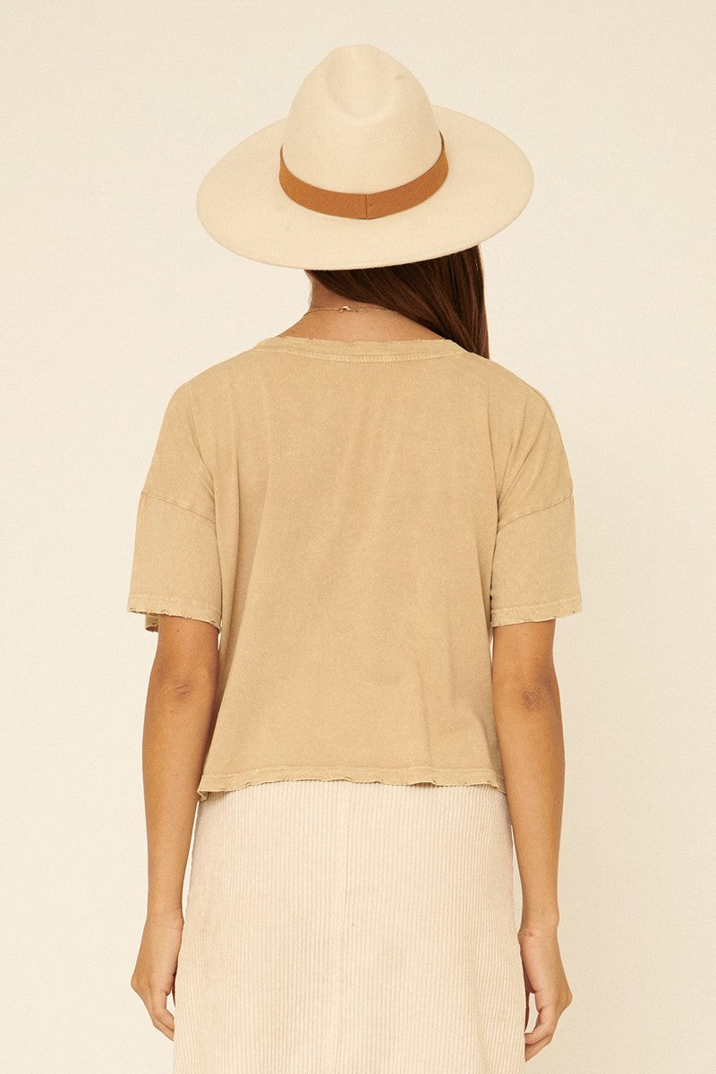 A Mineral-washed Graphic Tee - Absolute Fashion 2020