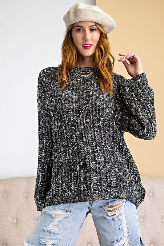Textured Knitted Sweater - Absolute Fashion 2020