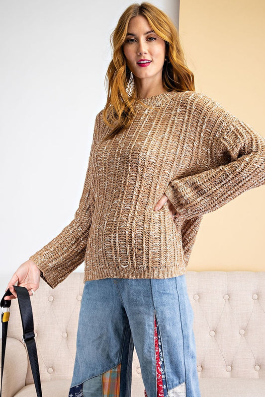 Textured Knitted Sweater - Absolute Fashion 2020
