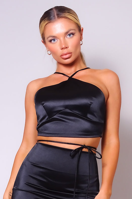 Sexy Halter Front Crop Top - Absolute Fashion 2020