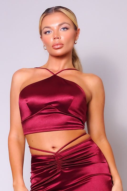 Sexy Halter Front Crop Top - Absolute Fashion 2020