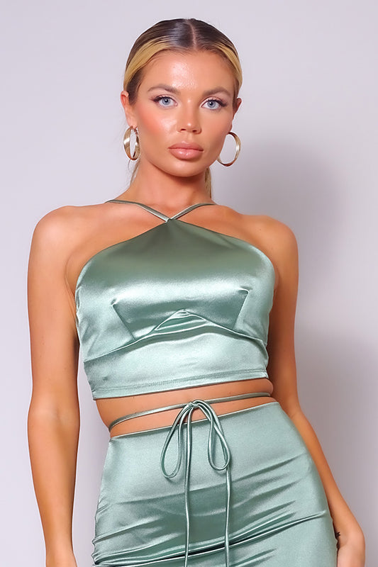 Sexy Halter Front Crop Top - Absolute Fashion 2020