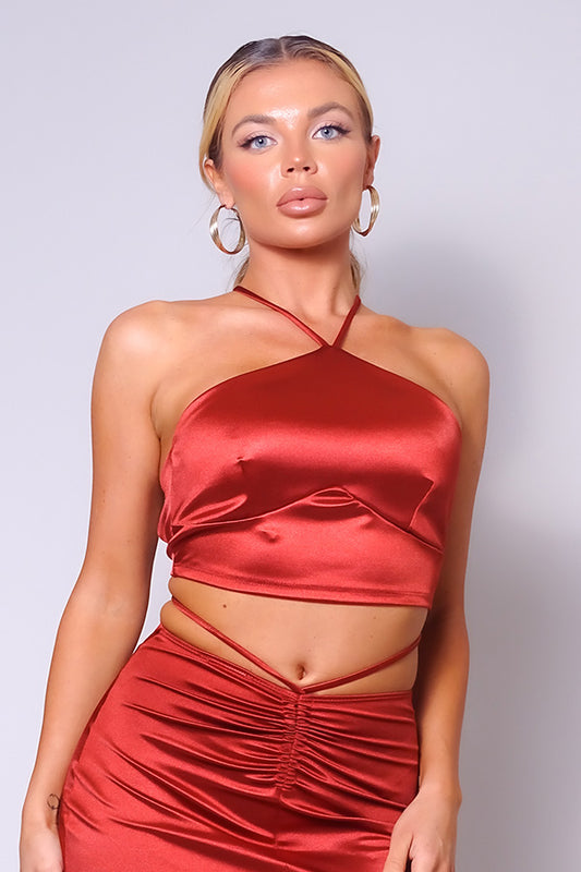 Sexy Halter Front Crop Top - Absolute Fashion 2020